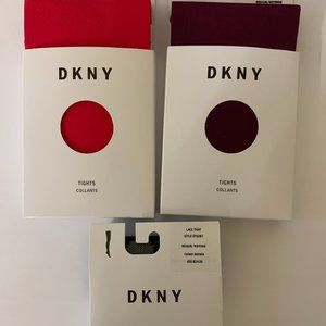 DKNY tights - 3 colors size medium  - new in package